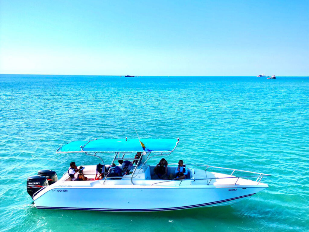 Semana santa en lancha en Santa Marta_